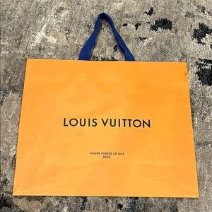 Louis Vuitton Orange Shopping Bag